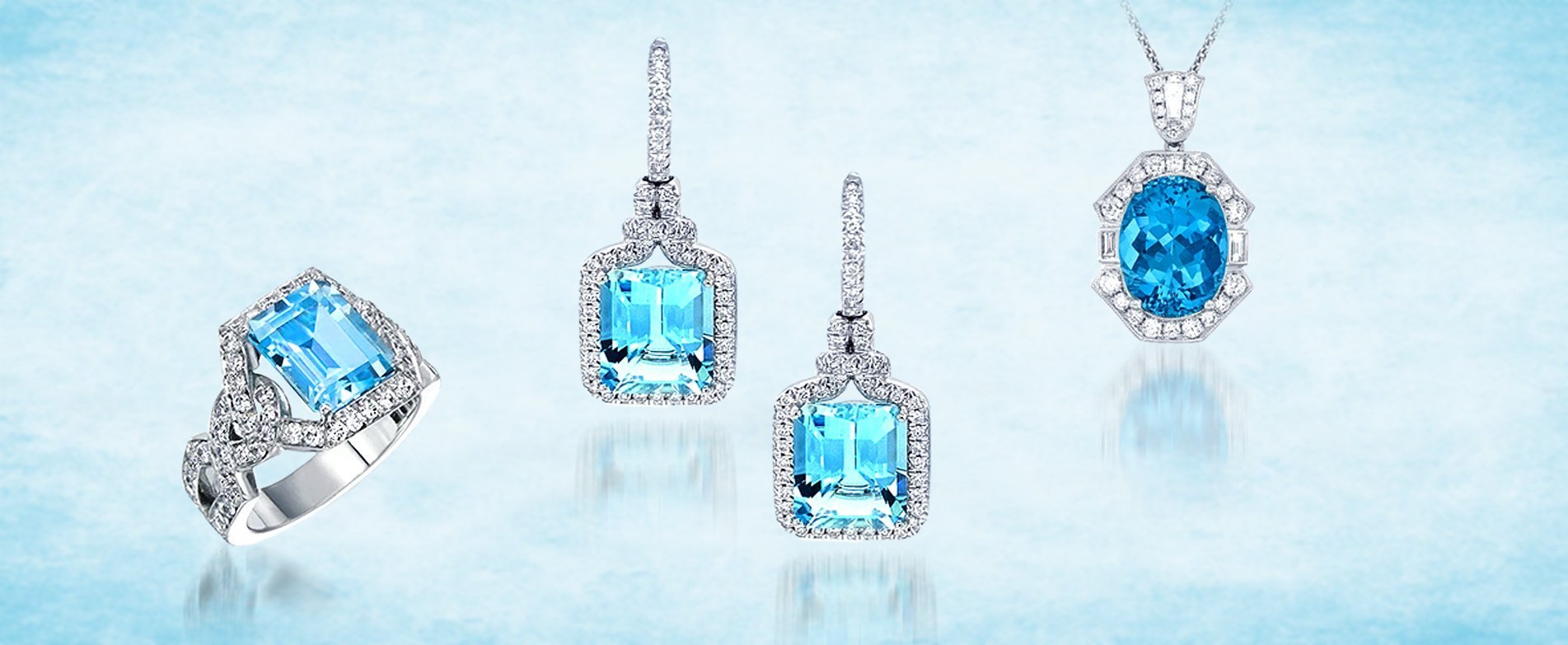 CH Collection - Aquamarine Jewelry