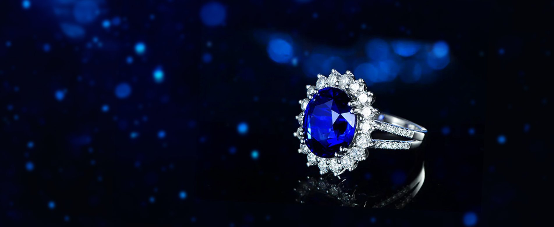 CH Collection - Blue Sapphire and Diamond Jewelry
