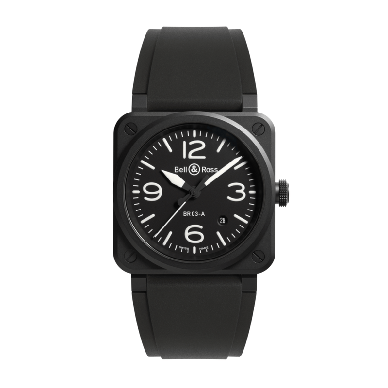 Bell & Ross BR-03 Black Matte-Bell & Ross BR-03 Black Matte BR03A-BL-CE/SRB