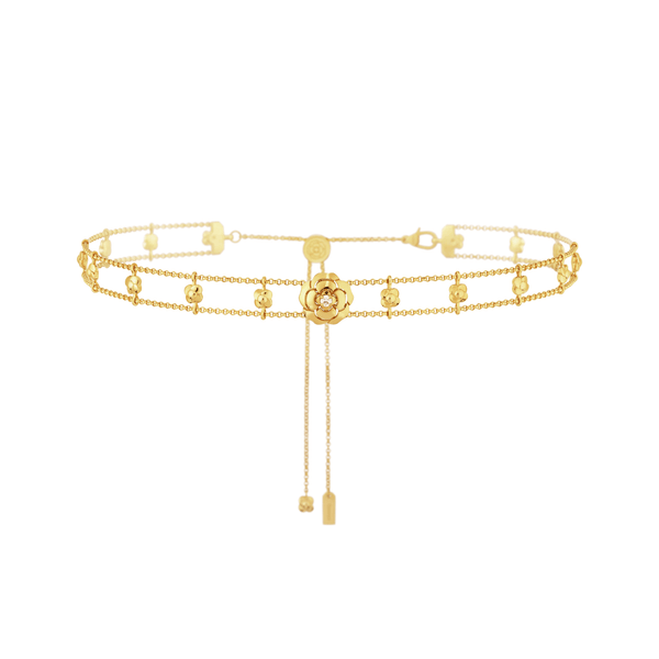 CHANEL Extrait De Camélia Supple Choker - J13652