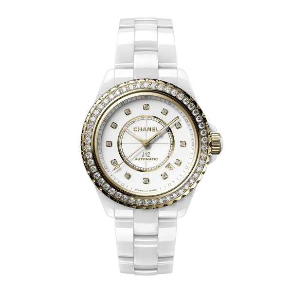 CHANEL J12 ダイヤコマ CHANEL J12 Caliber 12.1 Diamond Bezel Watch - H9836