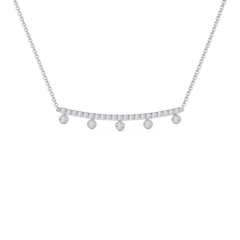 De Beers Dewdrop Chain Pendant-De Beers Dewdrop Chain Pendant - N1034750045 - De Beers Dewdrop Chain Pendant in 18 karat white gold with diamonds totaling 0.44 carats.