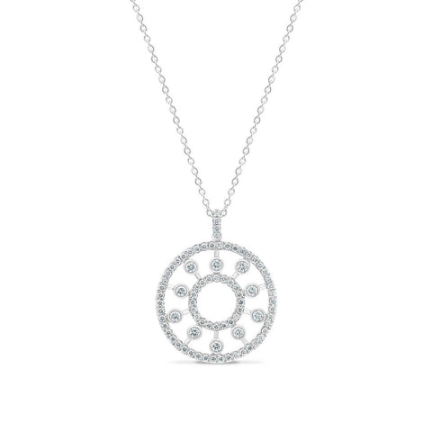 De Beers Dewdrop Medallion Pendant-De Beers Dewdrop Medallion Pendant - N1031180045