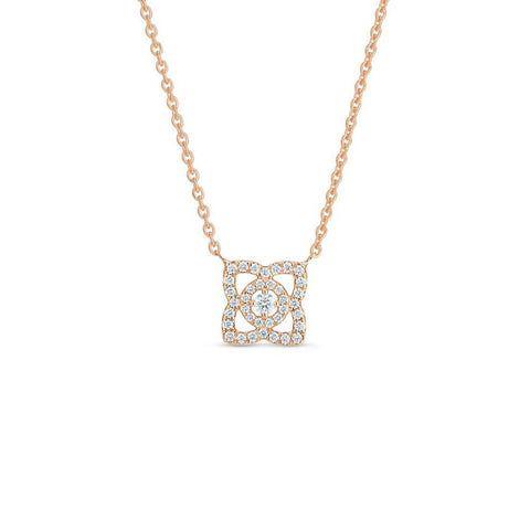 De Beers Enchanted Lotus Diamond Necklace-De Beers Enchanted Lotus Diamond Necklace - N1021930045