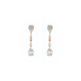 Diamond Drop Earrings-Diamond Drop Earrings - DERDI00729