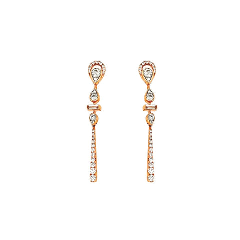 Diamond Earrings-Diamond Earrings - DERDI00141