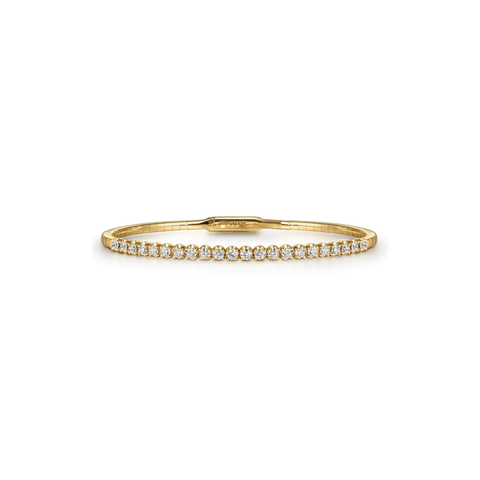 Gabriel & Co. Demure Gold Diamond Bangle-Gabriel & Co. Demure Gold Diamond Bangle BG3975-62Y45JJ
