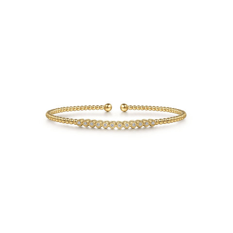 Gabriel & Co. Gold Bujukan Diamond Bracelet-Gabriel & Co. Gold Bujukan Diamond Bracelet BG4118-55Y45JJ