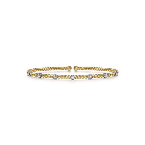 Gabriel & Co. Gold Bujukan Diamond Bracelet-Gabriel & Co. Gold Bujukan Diamond Bracelet BG4436-55M45JJ