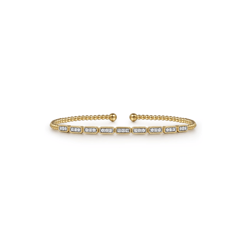 Gabriel & Co. Gold Bujukan Diamond Bracelet-Gabriel & Co. Gold Bujukan Diamond Bracelet BG4443-55Y45JJ