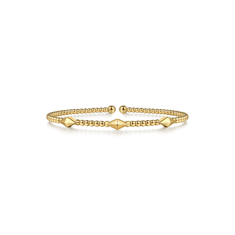 Gabriel & Co. Gold Bujukan Diamond Motif Bracelet-Gabriel & Co. Gold Bujukan Diamond Motif Bracelet BG4421-55Y4JJJ