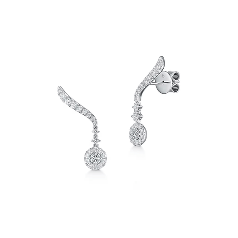 Hearts on Fire Vela Diamond Drop Earrings-Hearts on Fire Vela Diamond Drop Earrings - UU26458WGHV080