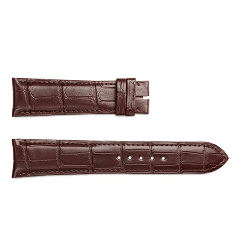 Jaeger-LeCoultre Alligator Leather Brown 20/18mm-Jaeger - LeCoultre Alligator Leather Brown 20/18mm - QC15A82Z