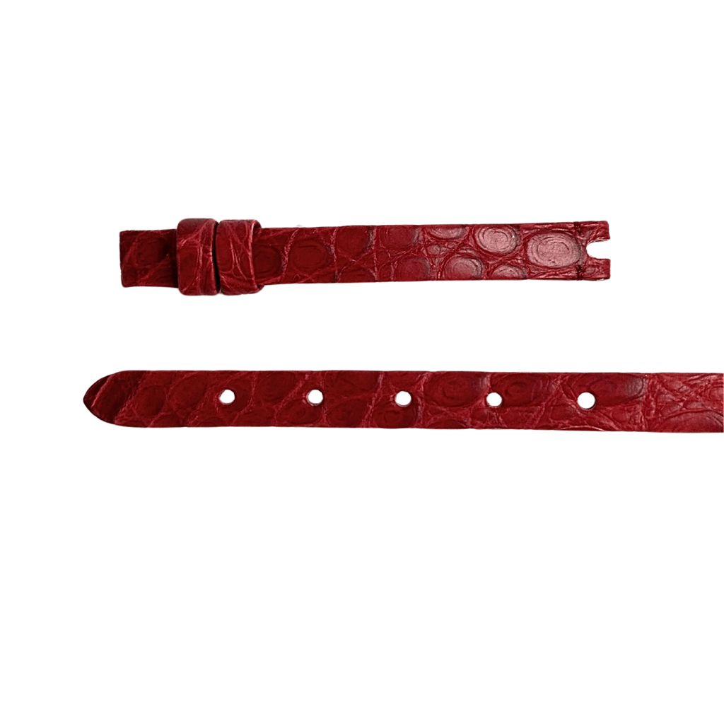 Messika My Move Cherry Red Alligator Strap (Buckle Not Included)-Messika My Move Cherry Red Alligator Strap (Buckle Not Included) - 32029 - SM