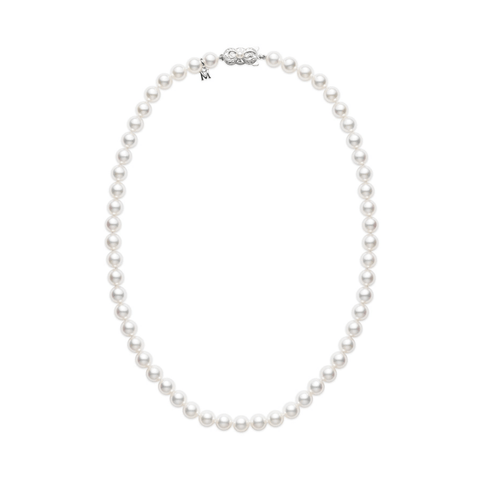 Mikimoto Akoya Cultured Pearl Choker-Mikimoto Akoya Cultured Pearl Choker - U55116W