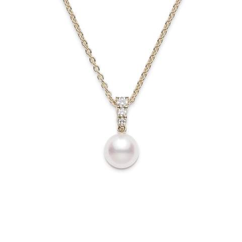 Mikimoto Morning Dew Akoya Cultured Pearl Pendant-Mikimoto Morning Dew Akoya Cultured Pearl Pendant - MPA10395ADXK