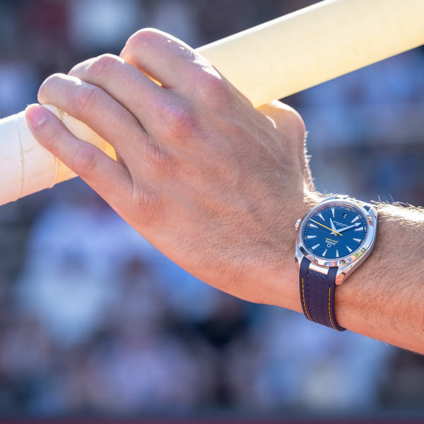 Omega Seamaster Aqua Terra Worldtimer On Wrist Omega