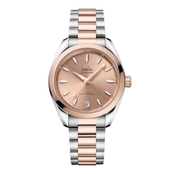 Omega Seamaster Aqua Terra Shades Steel-Sedna Gold 34mm