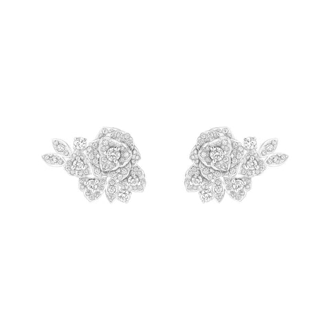 Piaget Rose Earrings-Piaget Rose Earrings - G38U0097