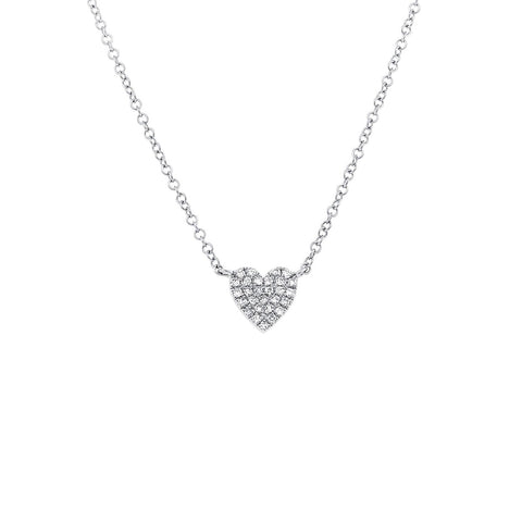 Shy Creation Diamond Heart Necklace-Shy Creation Diamond Heart Necklace - SC55002132