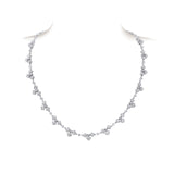 A Link Diamond Necklace-A Link 18K White Gold Diamond Necklace -