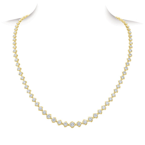 A Link Diamond Necklace-A Link Diamond Necklace - ANK22107JS-YQJ160