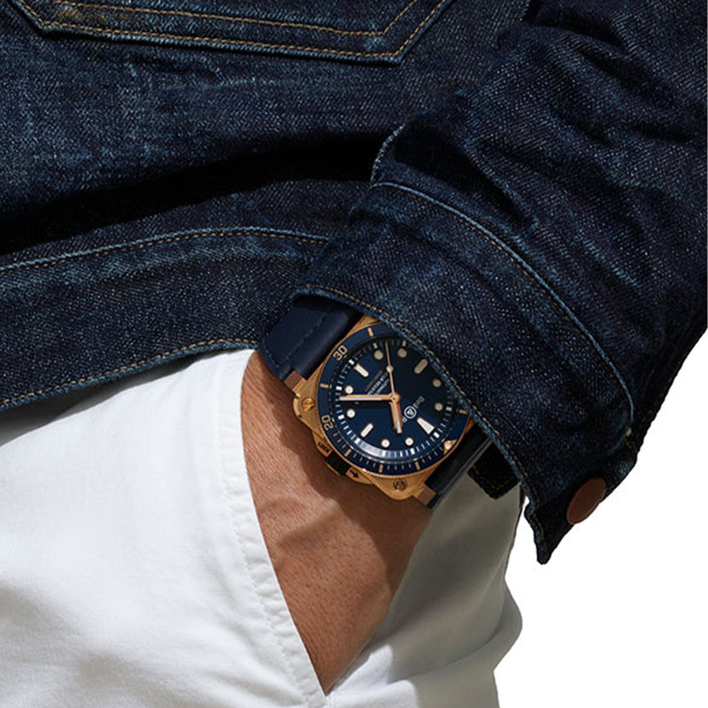 Bell & Ross BR 03-92 Diver Blue Bronze-Bell & Ross BR 03-92 Diver Blue Bronze - BR0392-D-LU-BR/SCA