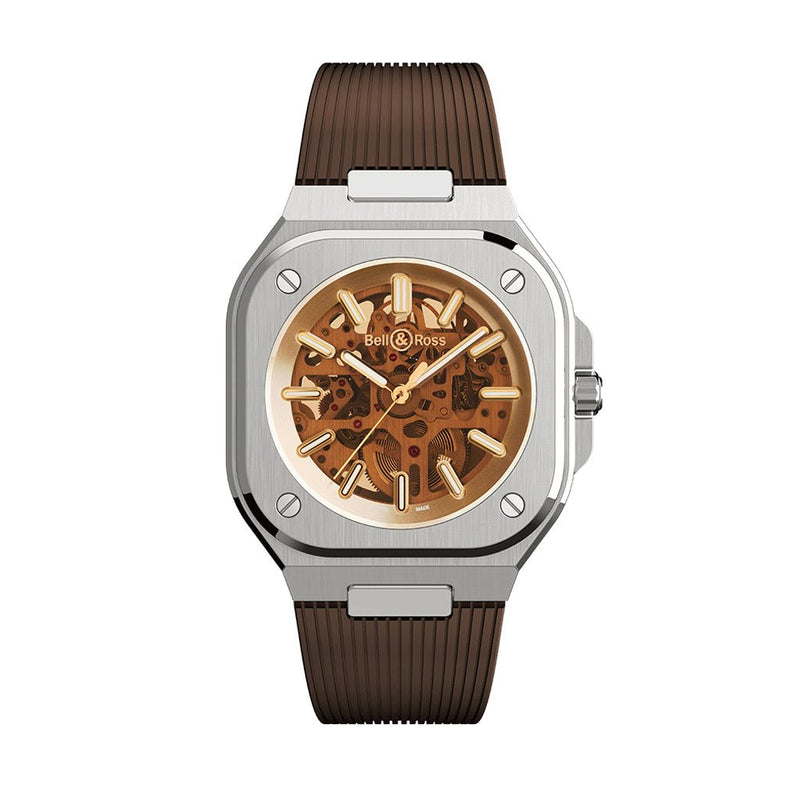 Bell & Ross BR 05 Skeleton Golden-Bell & Ross BR 05 Skeleton Golden - BR05A-CH-SKST/SRB