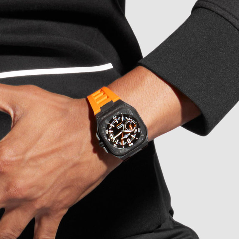 Bell & Ross BR-X5 Carbon Orange-Bell & Ross BR-X5 Carbon Orange - BRX5R-BO-TC/SRB