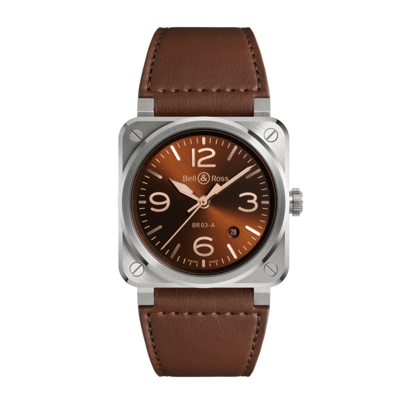 Bell & Ross Golden Heritage-Bell & Ross Golden Heritage - BR03A-GH-ST/SCA