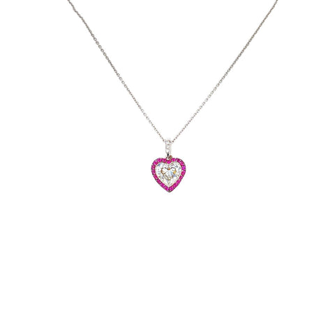 Bez Ambar Heart Diamond Necklace-Bez Ambar Heart Diamond Necklace -