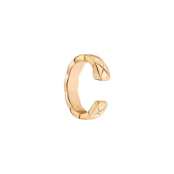 Chanel 18K Diamond Coco Crush Earring Cuffs - 18K Yellow Gold Ear