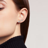 CHANEL Comète Chevron Earrings-CHANEL Comète Earrings -