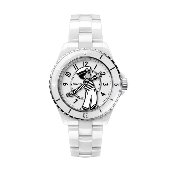 CHANEL Mademoiselle J12 La Pausa Watch, 38mm