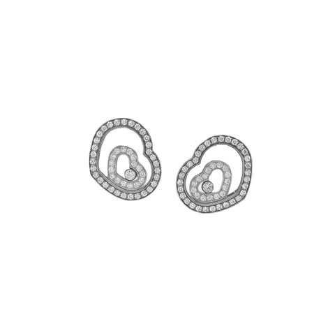 Chopard Happy Spirit Heart Clip Earrings-Chopard Happy Spirit Heart Clip Earrings - 84/5649/0-20