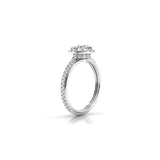 Danhov Unito Triple Shank Diamond Engagement Ring Mounting-Danhov Unito Triple Shank Diamond Engagement Ring -
