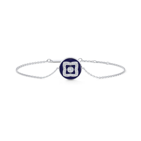 De Beers Enchanted Lotus Blue Enamel Bracelet-De Beers Enchanted Lotus Blue Enamel Bracelet - B1032690018