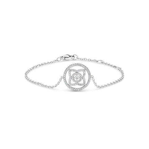 De Beers Enchanted Lotus Diamond Bracelet-De Beers Enchanted Lotus Diamond Bracelet - J3FK84Z00W - De Beers Enchanted Lotus Diamond Bracelet in 18 karat white gold.