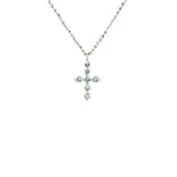 Diamond Cross Pendant and Chain-Diamond Cross Pendant and Chain - DNTIJ01955