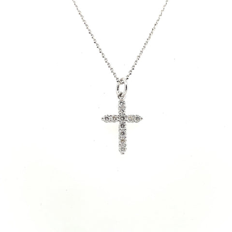 Diamond Cross Pendant-Diamond Cross Pendant - DNTIJ01982