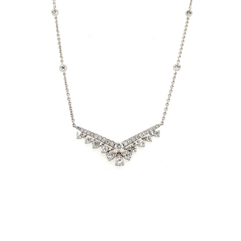 Diamond Necklace-Diamond Necklace - DNRDI00117