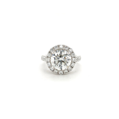 Round-cut Engagement Ring-Diamond Ring - DRJST02749