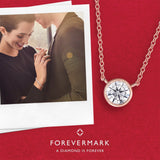 De Beers Forevermark Tribute™ Collection Round Diamond Necklace-Forevermark Diamond Necklace -