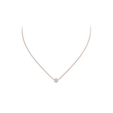 De Beers Forevermark Tribute™ Collection Round Diamond Necklace-Forevermark Diamond Necklace -