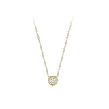 De Beers Forevermark Tribute™ Collection Round Beaded Pendant-Forevermark Diamond Necklace -
