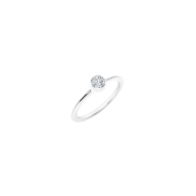 De Beers Forevermark Tribute™ Collection Round Diamond Ring-Forevermark Diamond Ring -