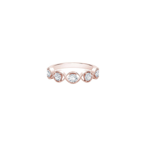 De Beers Forevermark Tribute™ Collection Braided Five Stone Ring-Forevermark Diamond Ring -