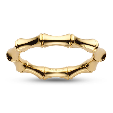 Gucci Bamboo Bracelet in Yellow Gold-Gucci Bamboo Bracelet in Yellow Gold -