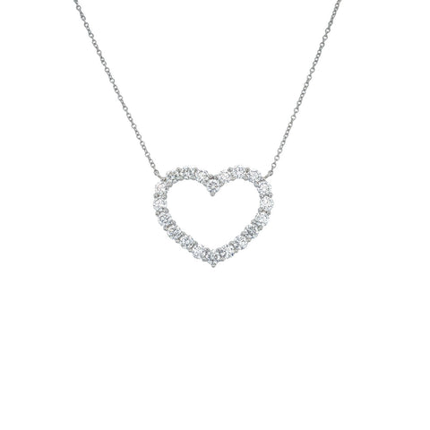Gumuchian Diamond Heart Pendant and Chain-Gumuchian Diamond Heart Pendant and Chain -