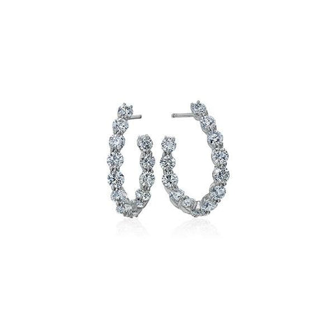Gumuchian Diamond Hoop Earrings-Gumuchian Diamond Hoop Earrings -